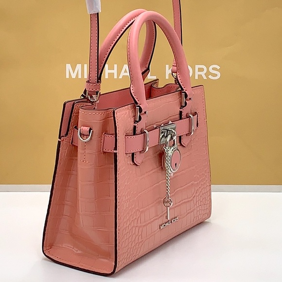 MICHAEL KORS
Hamilton Small Crocodile Embossed Faux
Satchel
Color:PRIMROSE - Picture 4 of 15